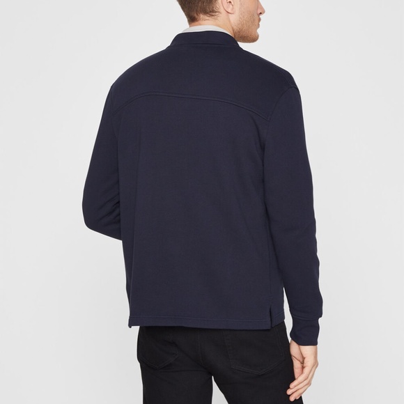 Terry Shirt Jacket - Brand New - NEVER WORN - Navy - Picture 2 of 5